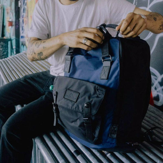 Macaroon Go Wild Series Backpack 20L - Black & Navy
