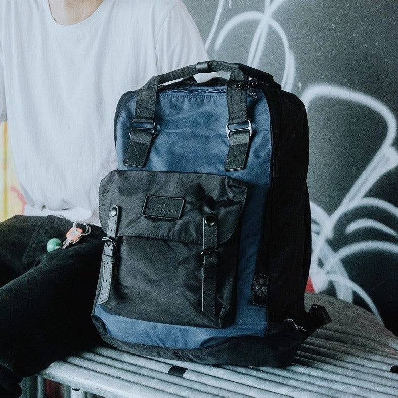 Macaroon Go Wild Series Backpack 20L - Black & Navy
