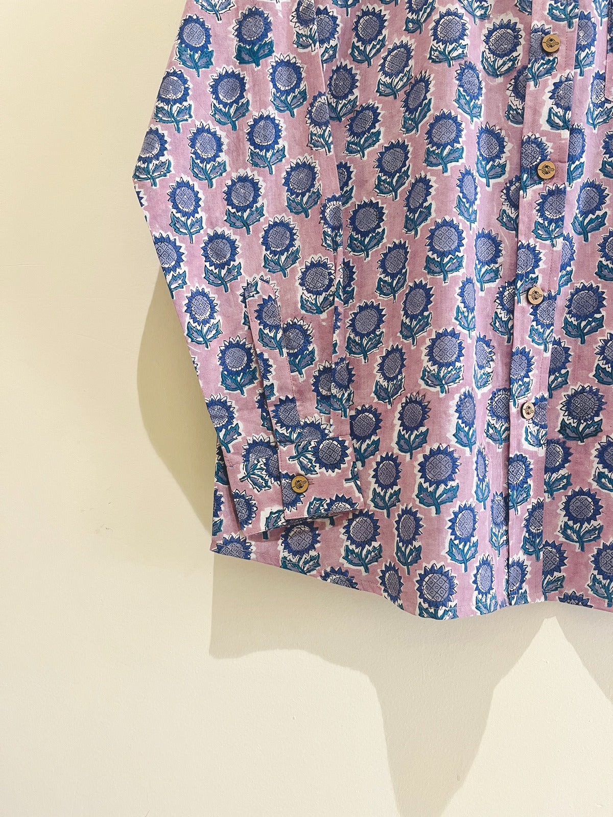 COTTON BLOCK PRINTED FULL SLEEVE SHIRT