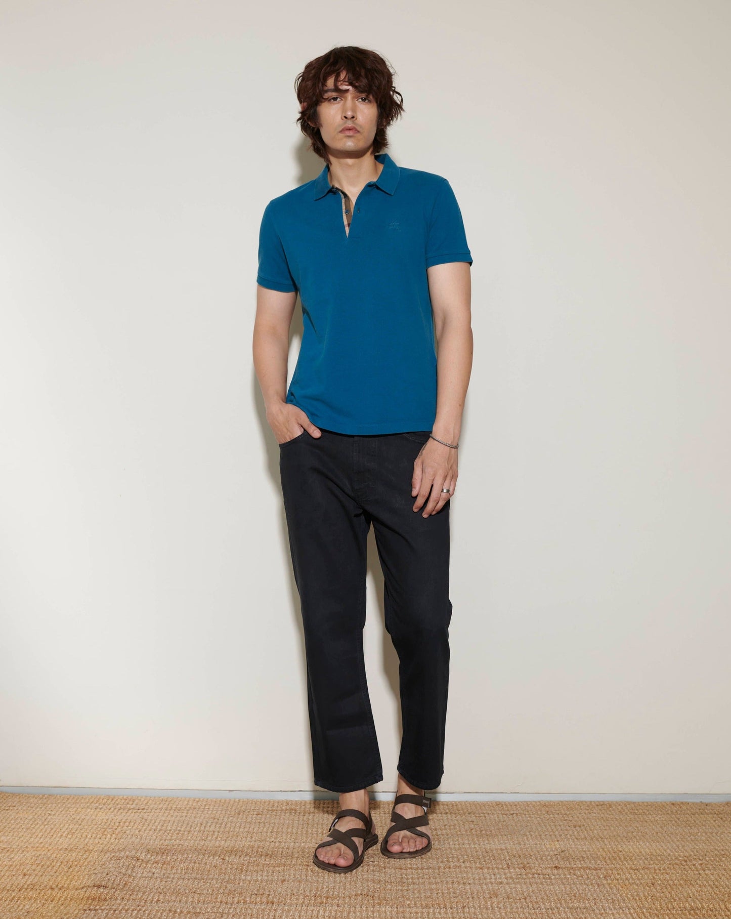 Burberry Steel Blue Polo-Shirt