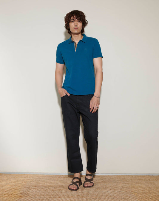 Burberry Steel Blue Polo-Shirt