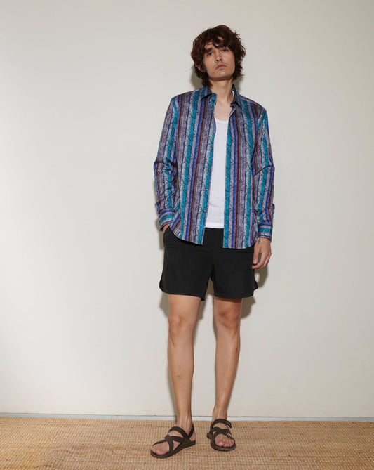 New Robert Graham Flash Back Long sleeve Button Down Shirt