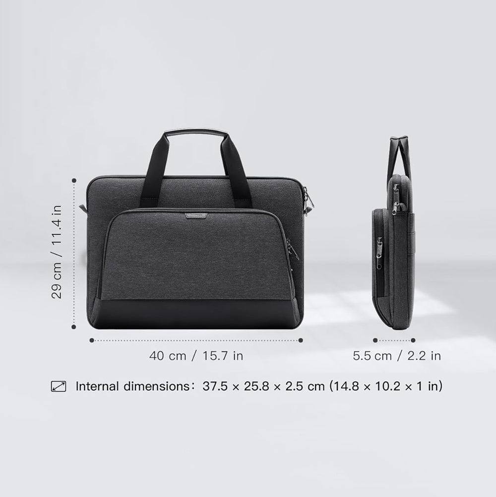 EdgeKeeper 360 Laptop Shoulder Bag - Dark Grey 15.6 Inches