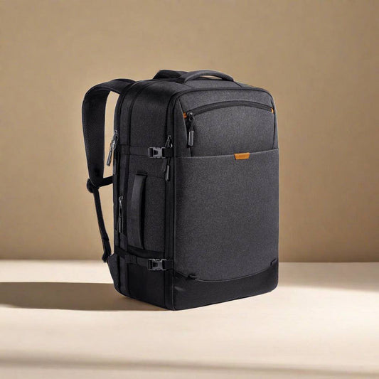 Expandable Travel Backpack 20L - Black