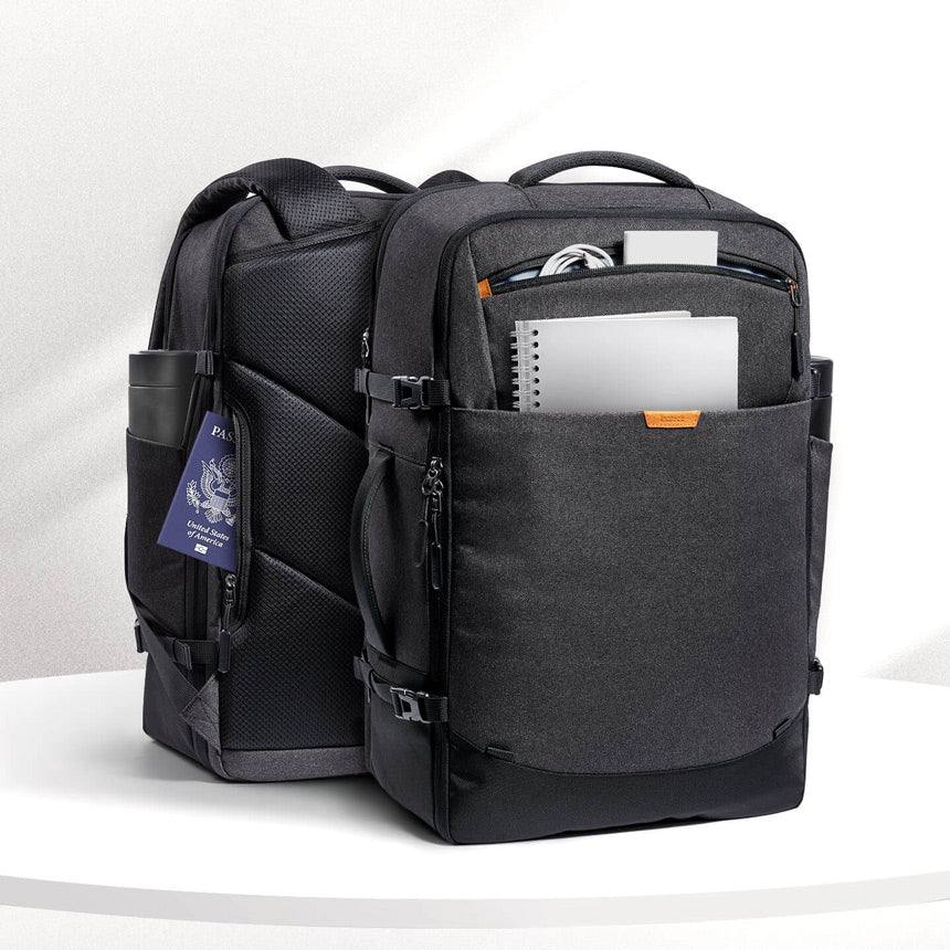 Expandable Travel Backpack 20L - Black