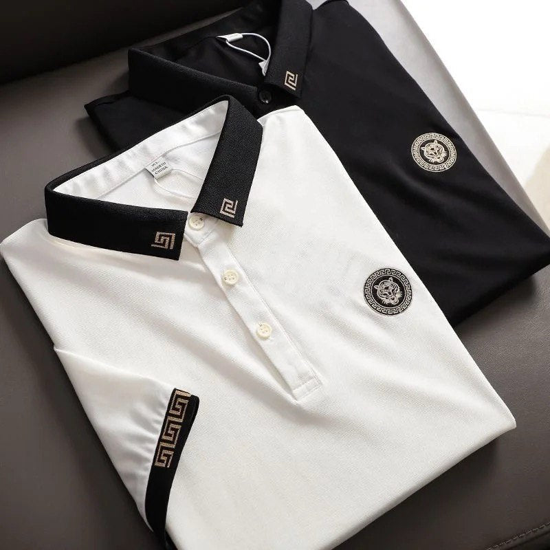 Lavish Silk Tiger Polo T-Shirt