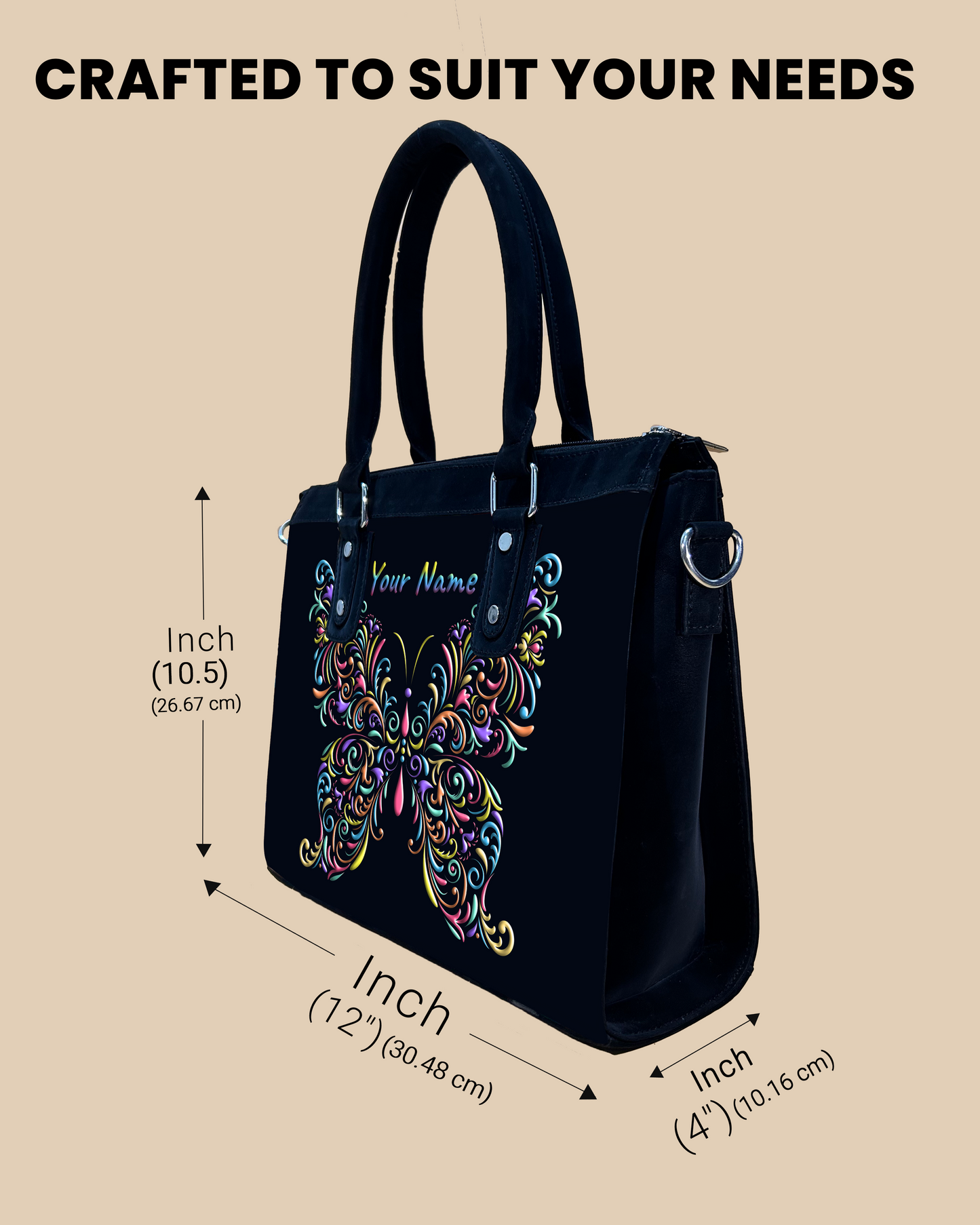 Aurelia colorful butterfly Pattern Designer Sling Bag for Everyday Use