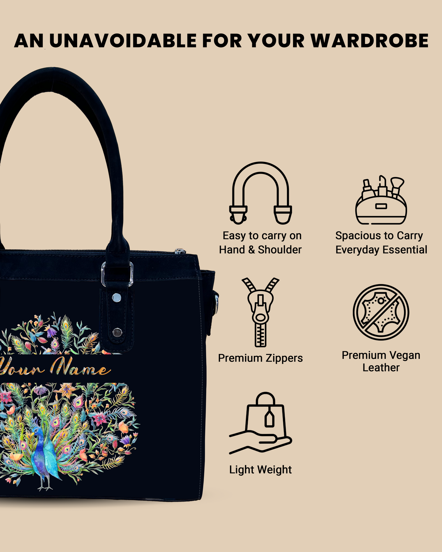 Aurelia Peacock Designer Sling Bag for Everyday Use