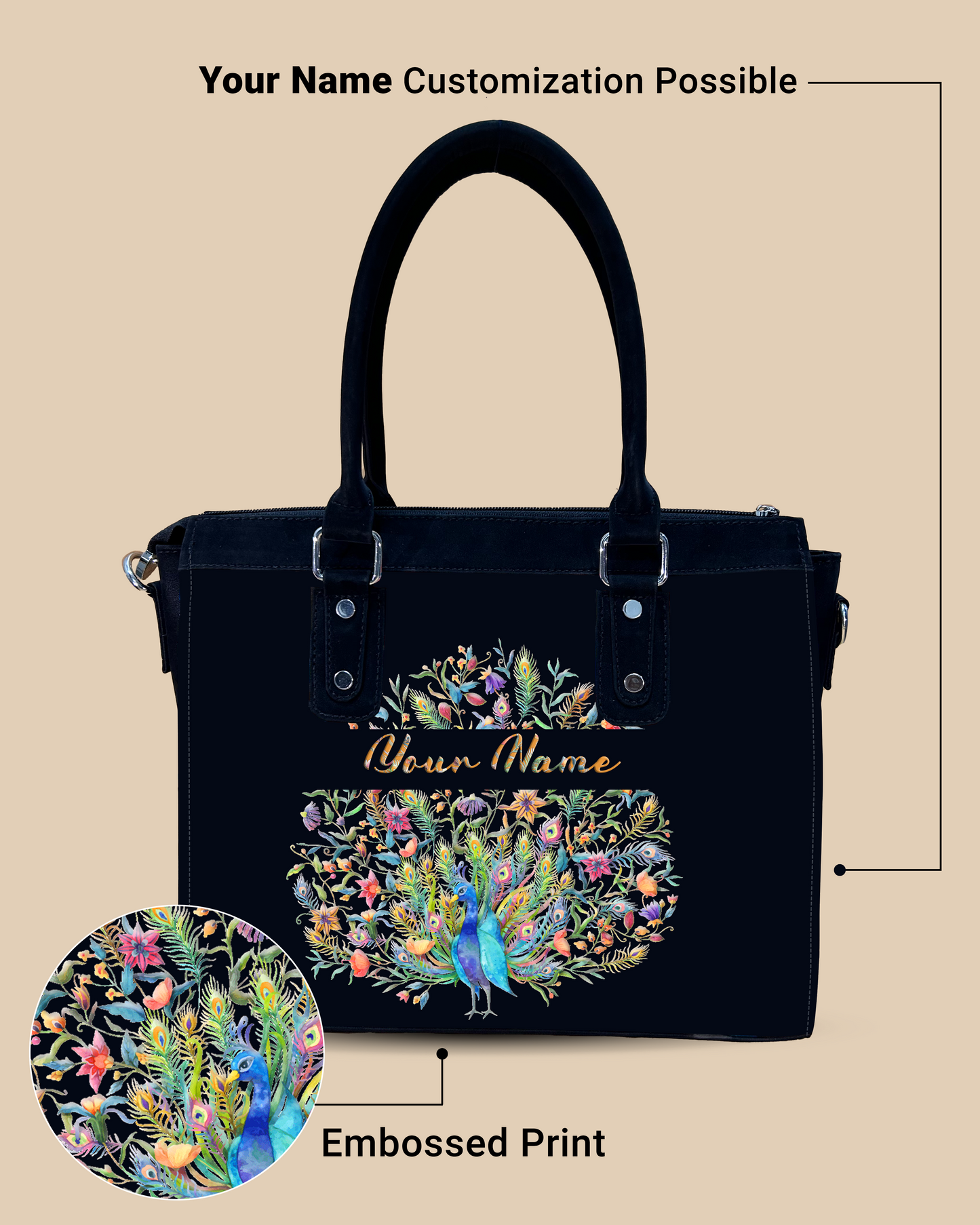 Aurelia Peacock Designer Sling Bag for Everyday Use