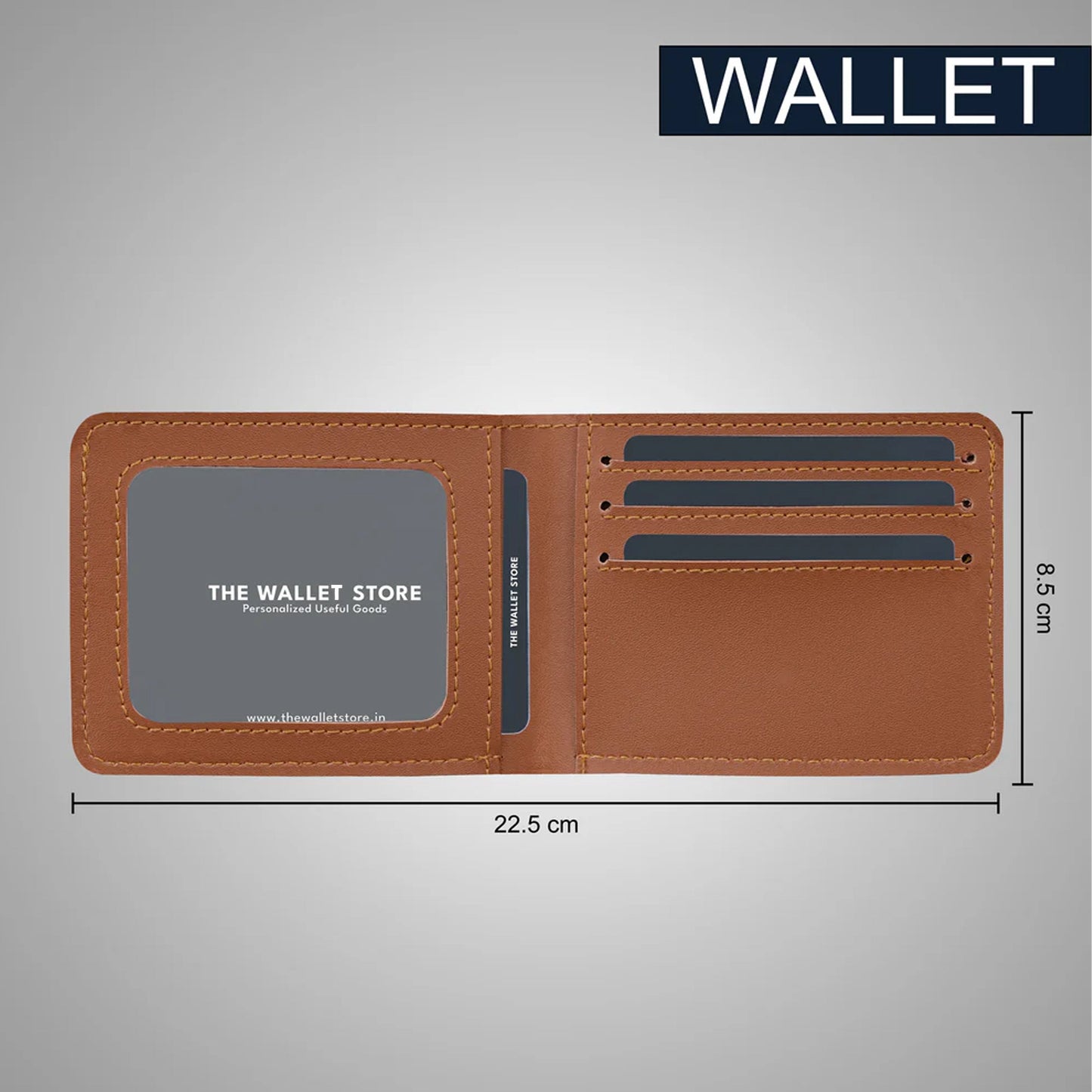 Customized Wallet With Name & Charm